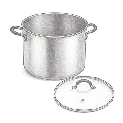 Cooks Standard Stockpot with Lid Stainless Steel 12 Quart