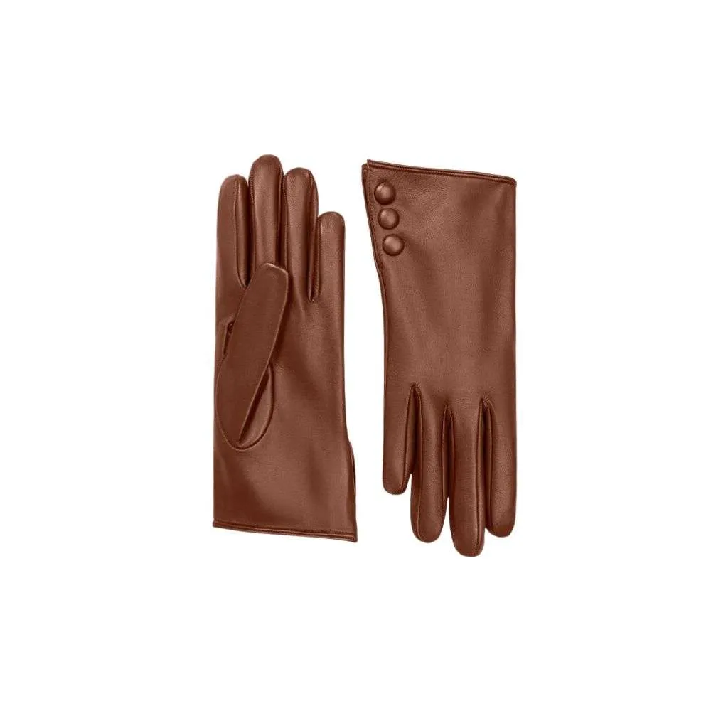 Cornelia James Celine Leather Gloves
