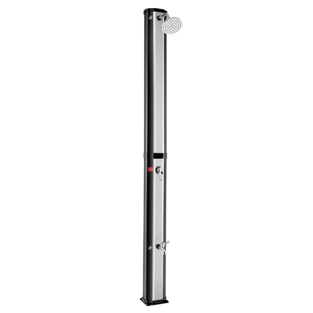 Costway Solar Powered PVC Freestanding Outdoor Shower