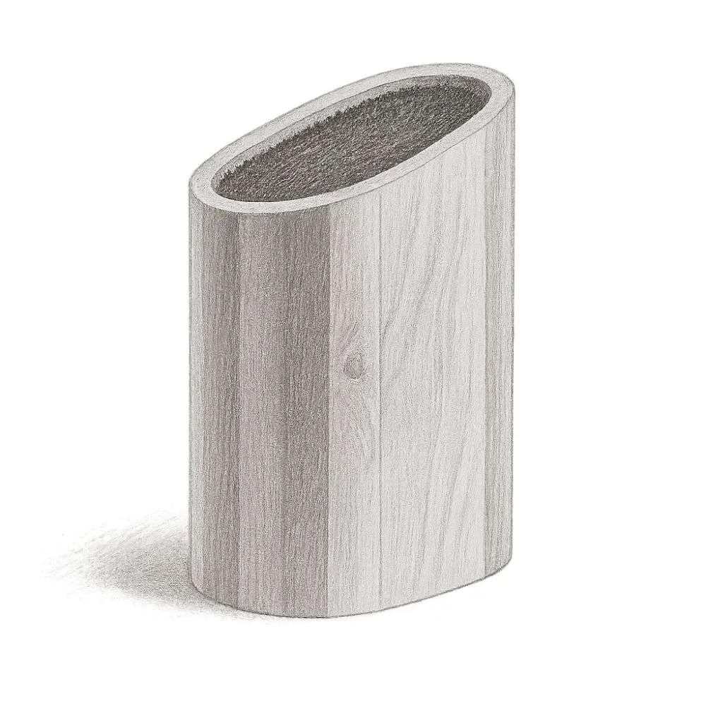 Crate and Barrel Universal Knife Storage Block