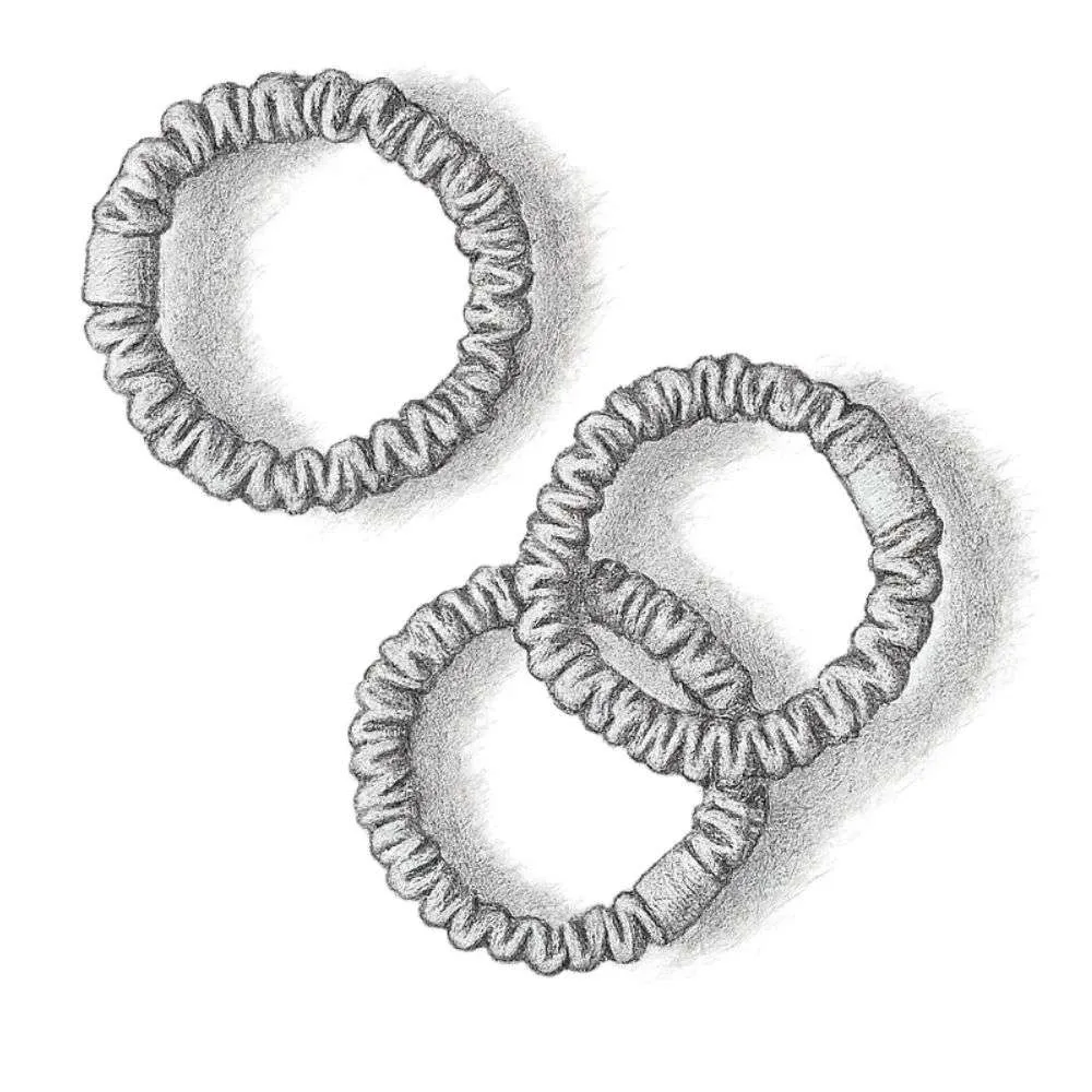Crown Affair The No. 001 Scrunchies (Pack of 3)