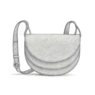 Cuyana Double Moon Saddle Crossbody Bag