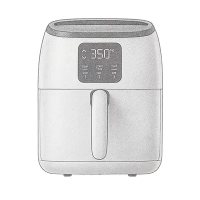 Dash Digital Tasti-Crisp™ Air Fryer 2.6QT