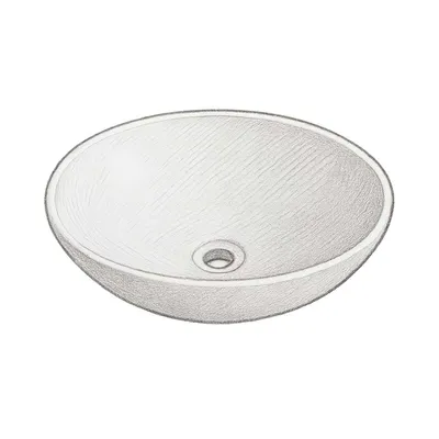 DeerValley Horizon Oval Vessel Bathroom Sink