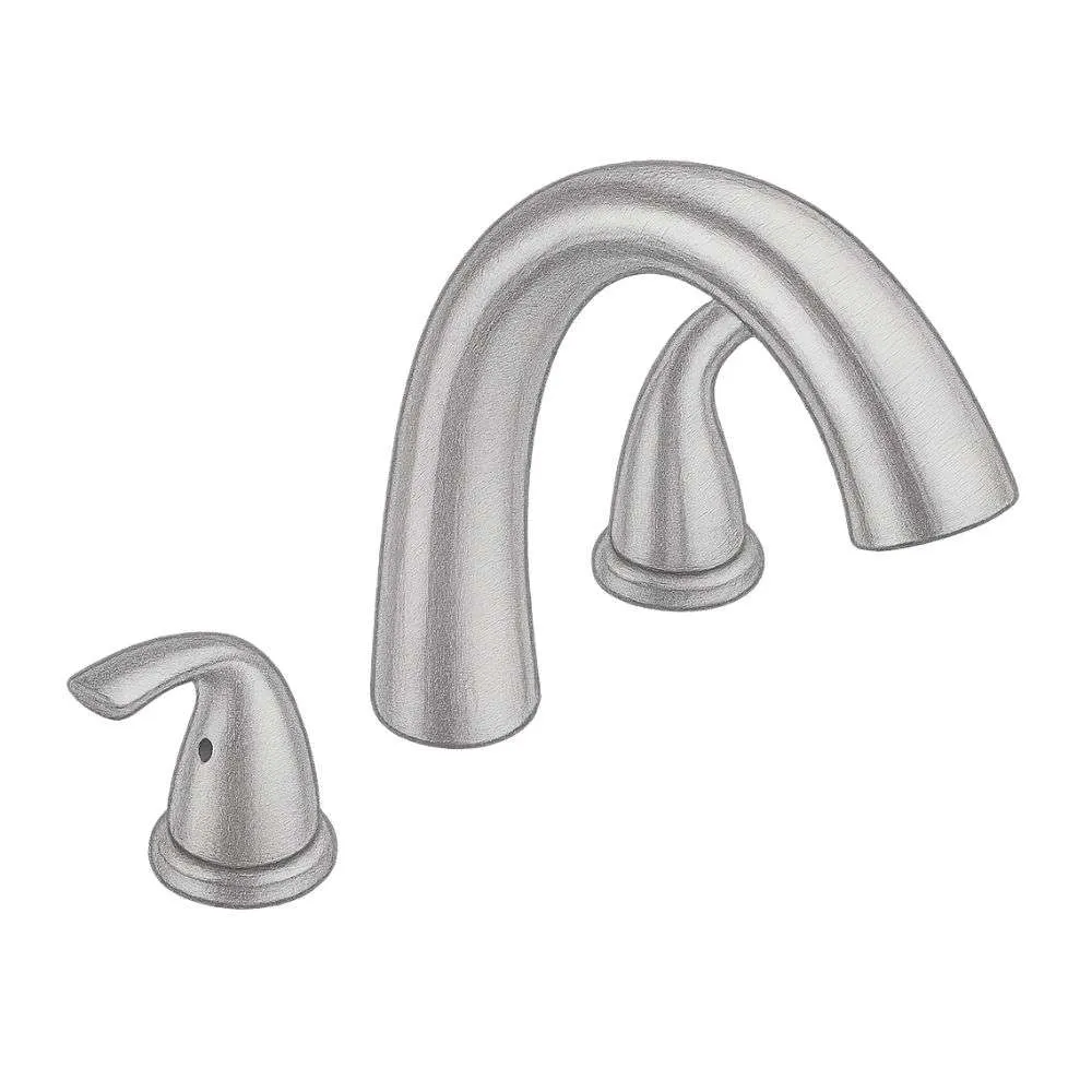 Delta Faucet Classic Two-Handle Widespread Roman Tub Faucet