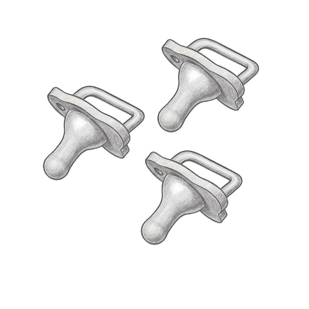 Dr. Brown’s HappyPaci Silicone Pacifier (0-6 months, Pack of 3)