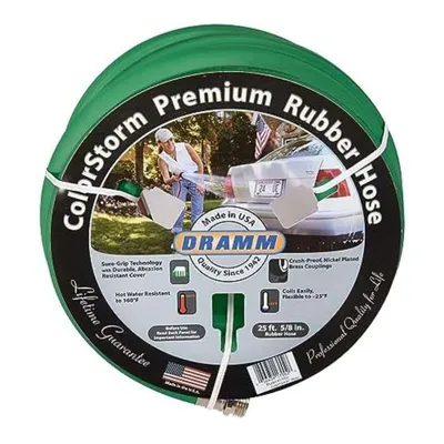Dramm 17004 Rubber Garden Hose 5/8" x 50'