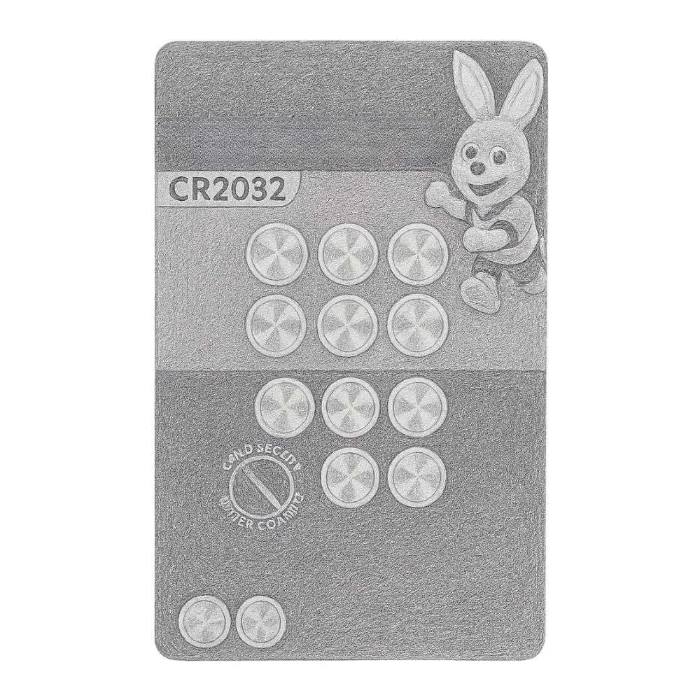 Duracell CR2032 Lithium Coin Batteries (Pack of 12)