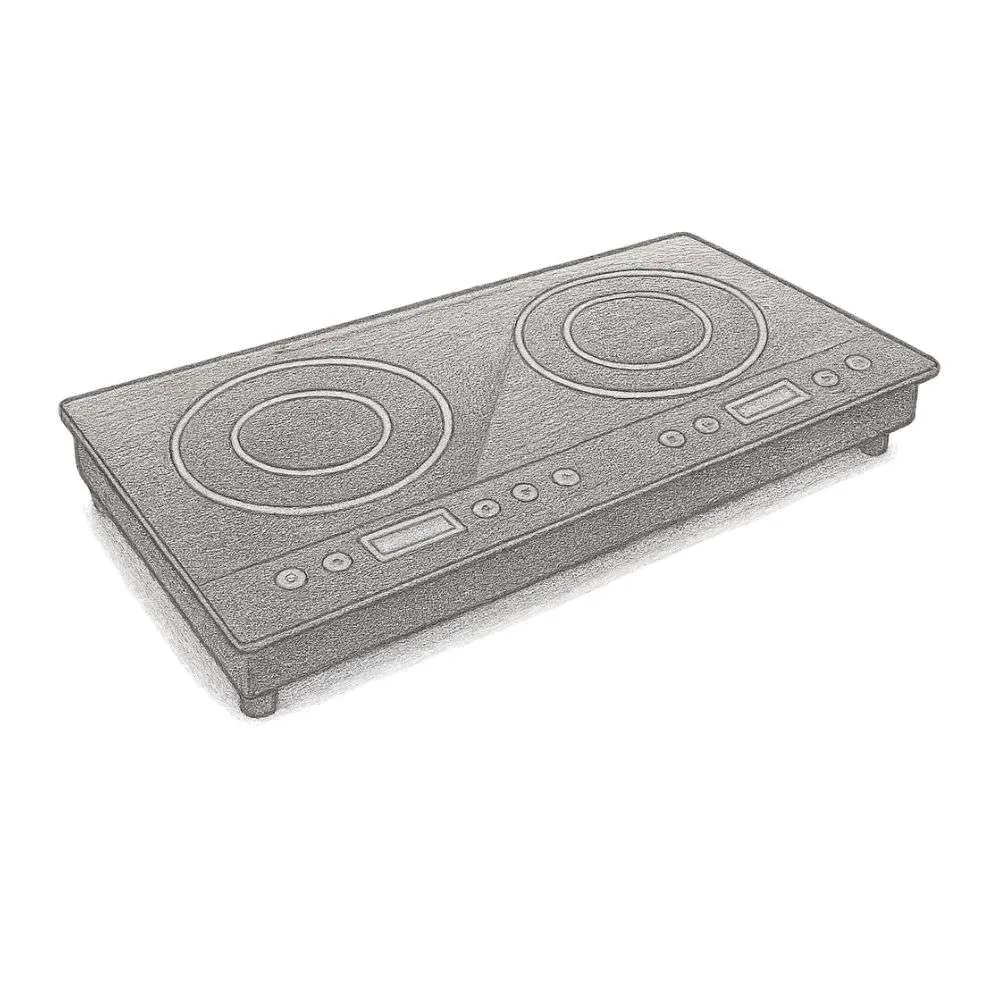Duxtop LCD Portable Double Induction Cooktop 1800W