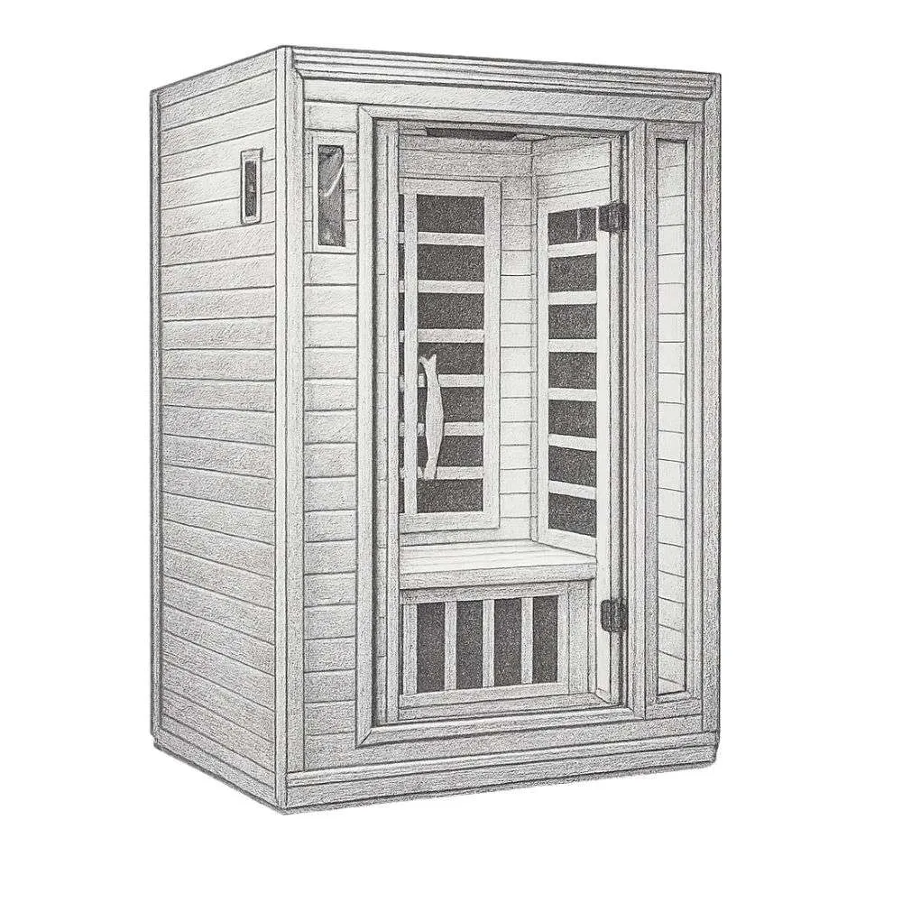 Dynamic Saunas San Marino 2 Person Infrared Sauna