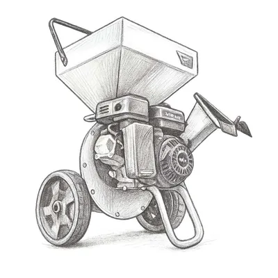 Earthquake K33 Chipper Shredder - 301cc 4-Cycle Viper Engine (3")