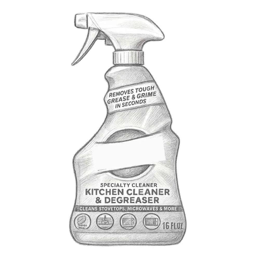 EASY-OFF Specialty Kitchen Degreaser Cleaner (16 oz)