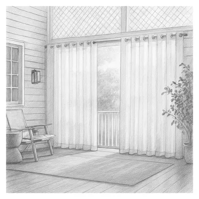 Elrene Home Fashions Carmen Sheer Curtain Collection (114" x 84")