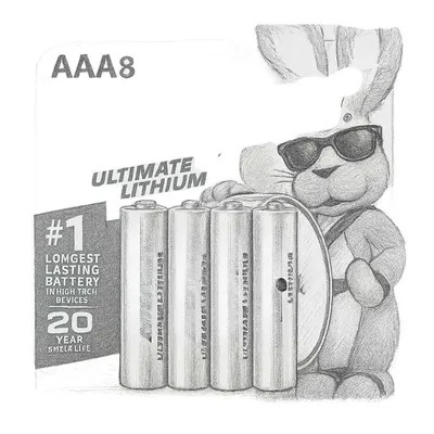 Energizer Ultimate AAA Batteries Lithium (Pack of 8)