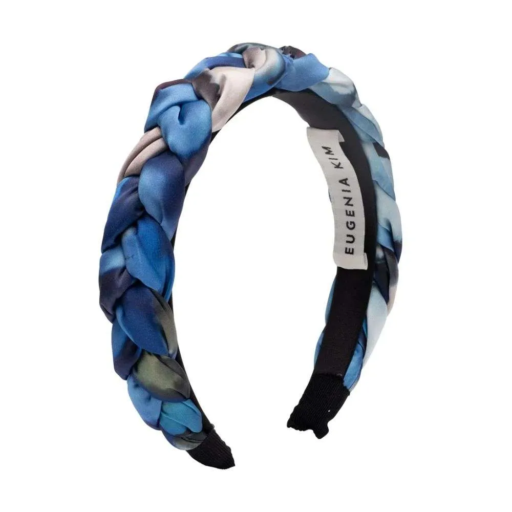 Eugenia Kim Stella in Blue Floral-Print Headband