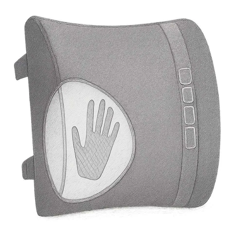 Everlasting Comfort Lumbar Support Pillow - Memory Foam Back Cushion