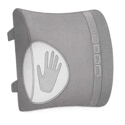 Everlasting Comfort Lumbar Support Pillow - Memory Foam Back Cushion