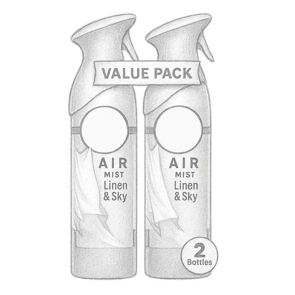 Febreze Air Freshener Spray Linen Sky 8.8 oz (Pack of 2)