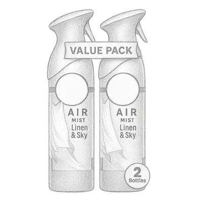 Febreze Air Freshener Spray Linen Sky 8.8 oz (Pack of 2)
