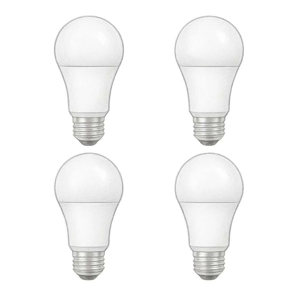 Feit Electric 60-Watt Equivalent A19 Dimmable LED Light Bulb (Pack of 4)