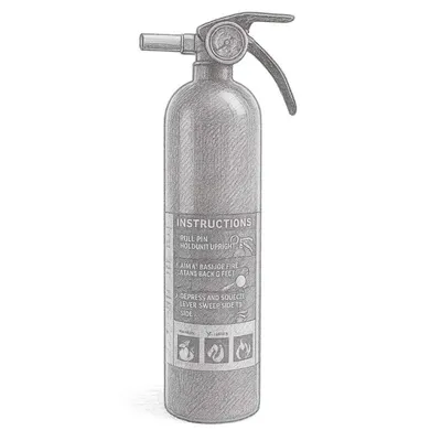 First Alert HOME1 Rechargeable Standard Home Fire Extinguisher
