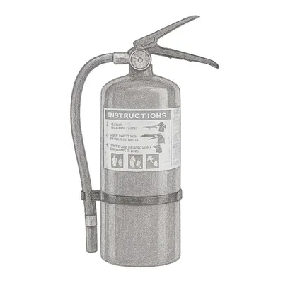 First Alert PRO5 Rechargeable Heavy Duty Fire Extinguisher