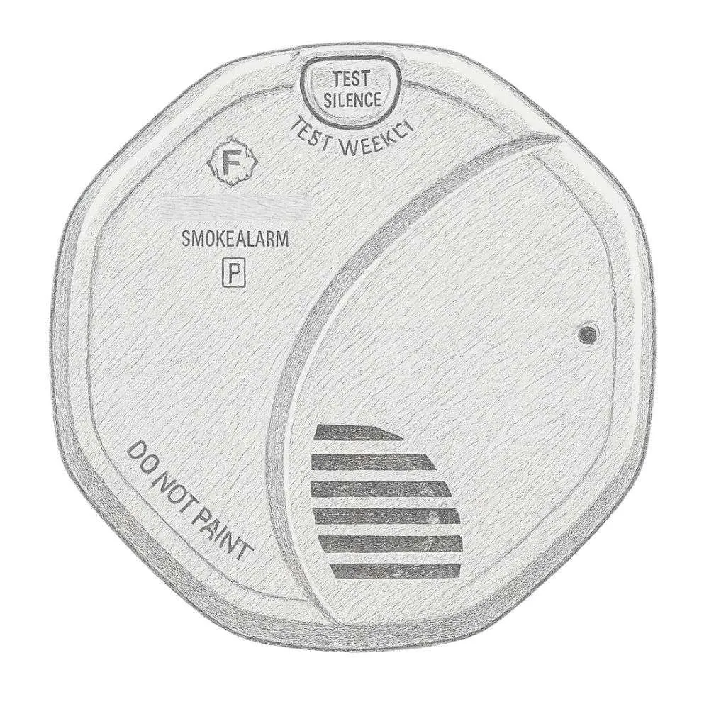 First Alert Smoke Alarm with Smart Sensing Technology and Nuisance Resistance