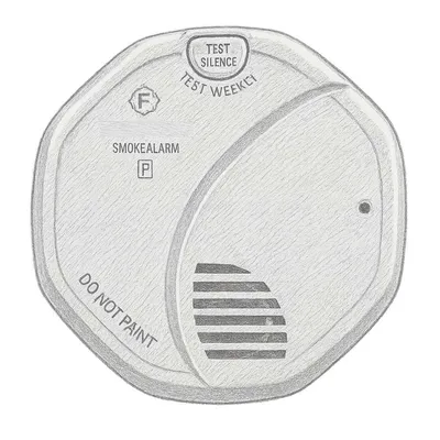 First Alert Smoke Alarm with Smart Sensing Technology and Nuisance Resistance