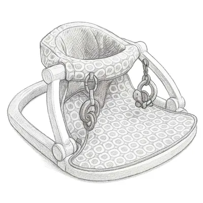 Fisher-Price Portable Baby Chair Sit-Me-Up Floor Seat