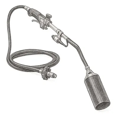 Flame King Auto Ignition Heavy Duty Propane Torch Weed Burner with Blast Trigger (340,000 BTU)