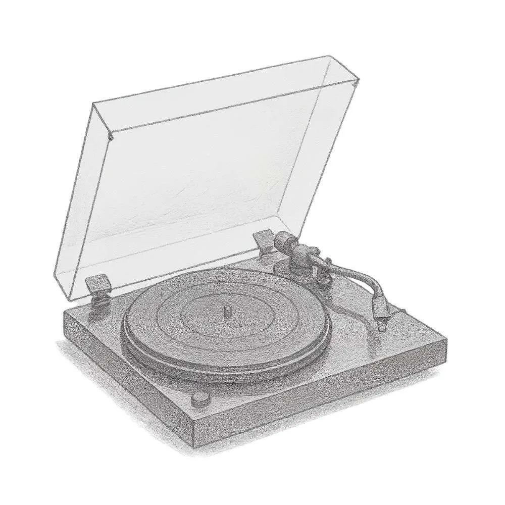 Fluance RT82 Hi-Fi Vinyl Turntable Record Player