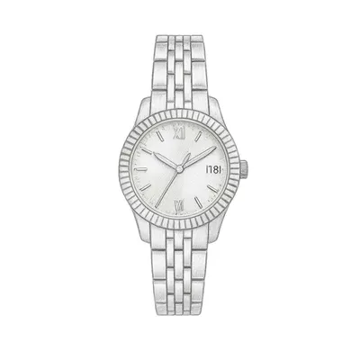 Fossil Scarlette Mini Three-Hand Date Two-Tone Stainless Steel Watch