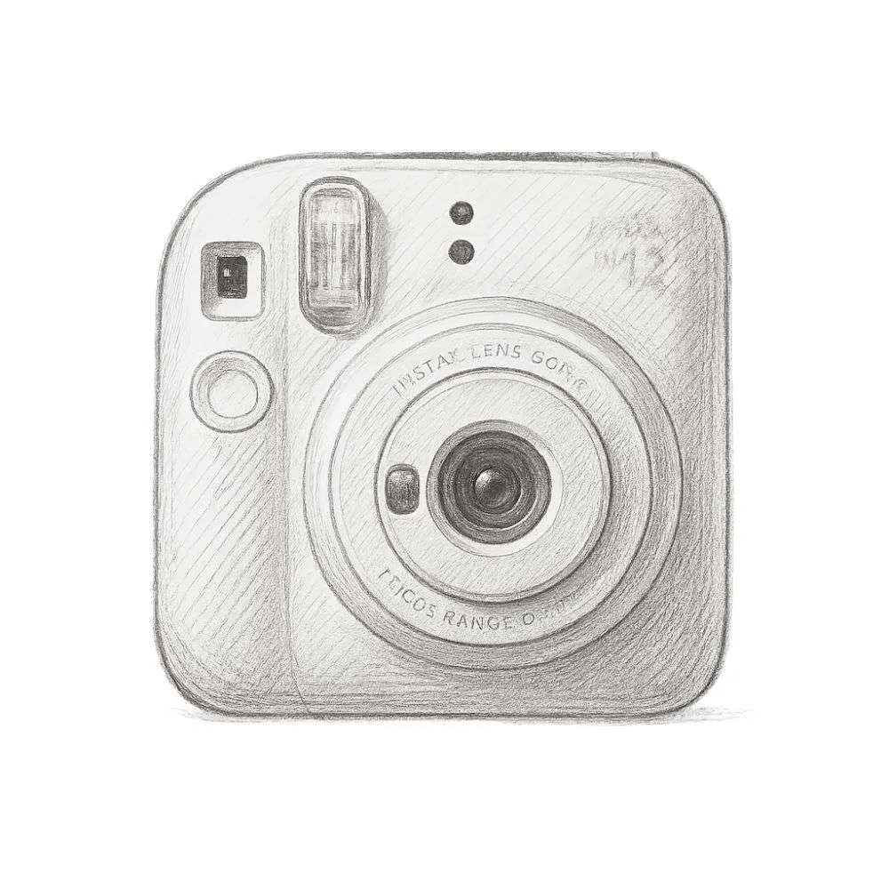Fujifilm Instax Mini 12 Instant Film Camera, Clay White