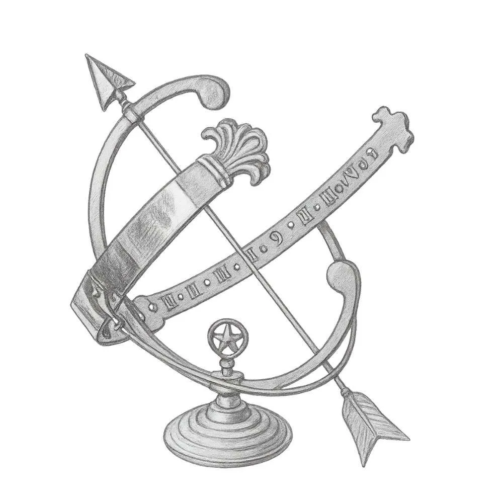 Garden Sundials Solid Brass Armillary Sundial