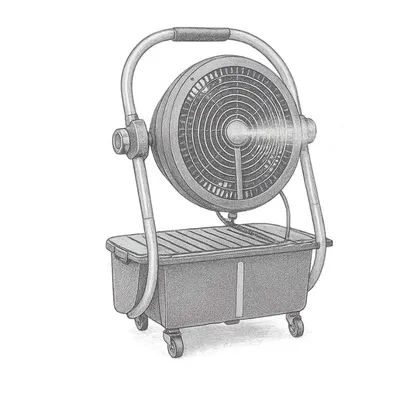 Geek Aire 30000mAh Battery Operated Misting Fan (2.9 gal)