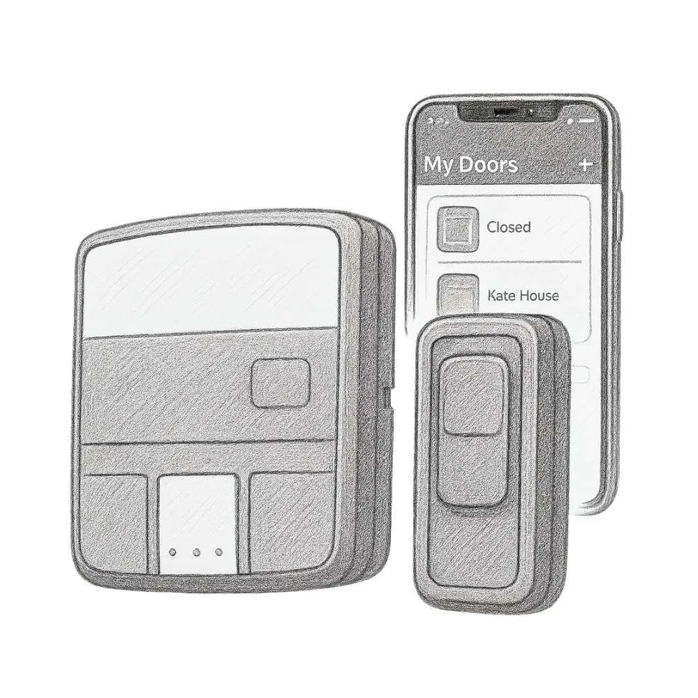 Genie Aladdin Connect® Smartphone Enabled Garage Door Controller (Retrofit-Kit)