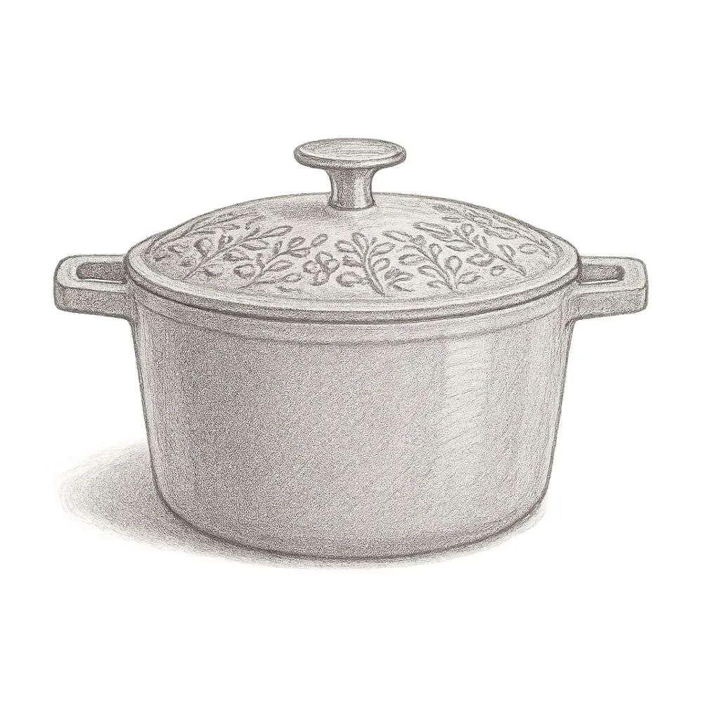 Gibson Spice by Tia Mowry 3.5-Qt Enameled Cast Iron Dutch Oven