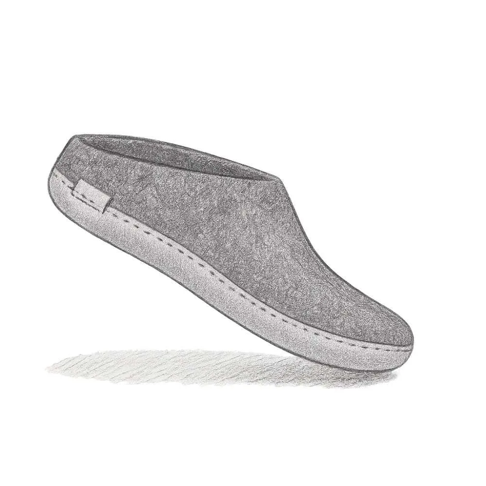 Glerups Slip-on with Leather Sole Slippers