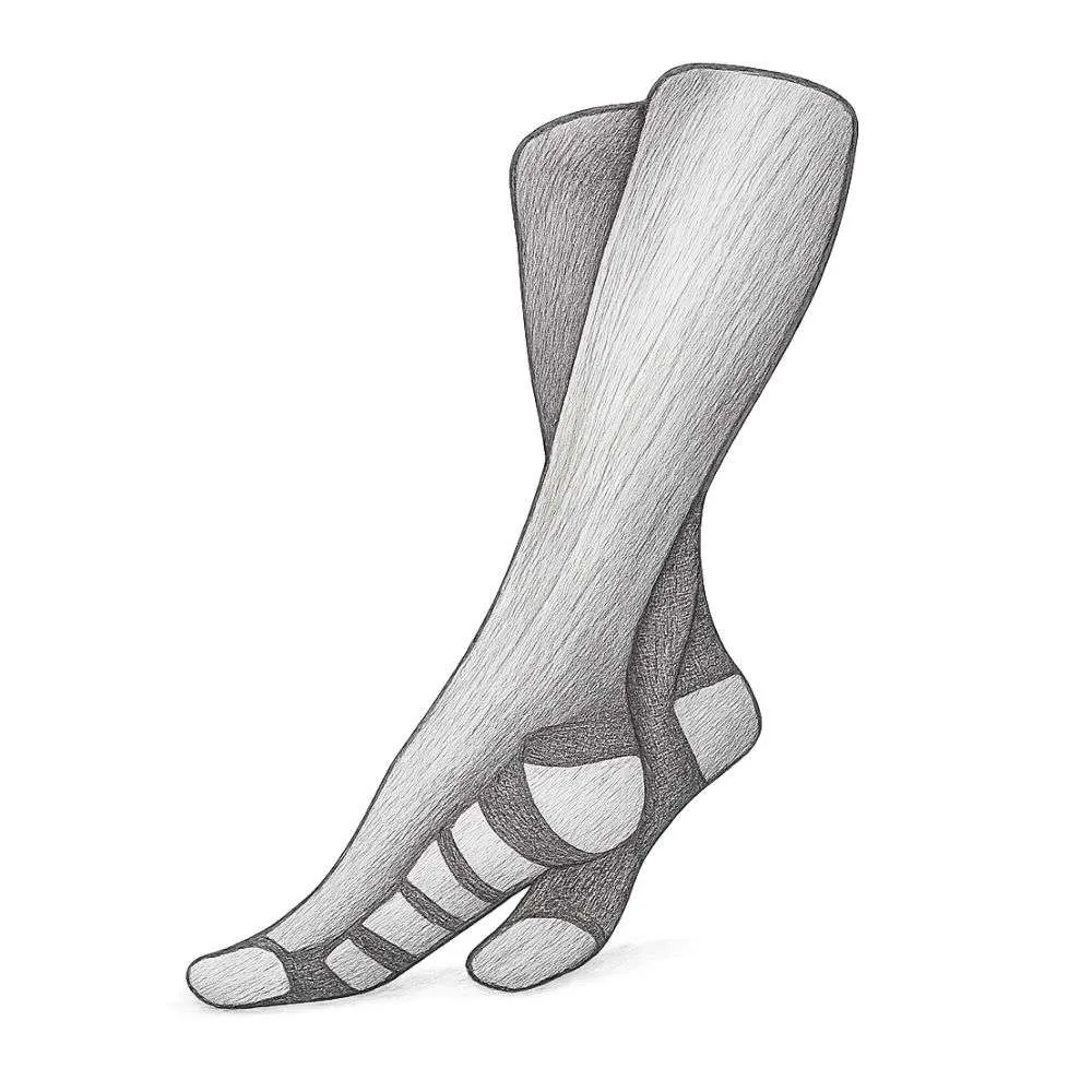 Go2 Unisex High Compression Socks