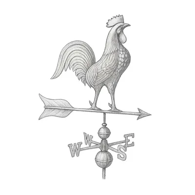 Good Directions Barn Rooster Weathervane