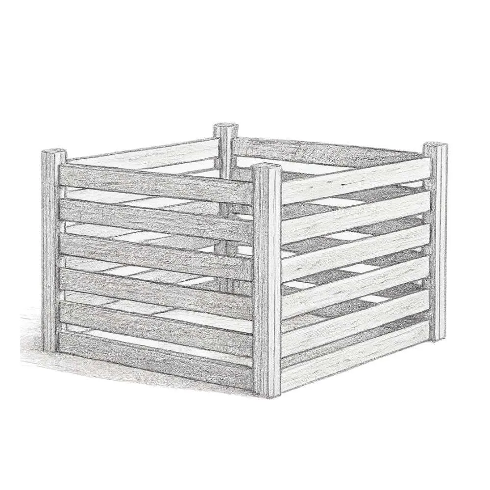 Greenes Fence Cedar Wood Composter