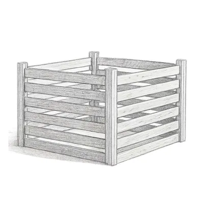 Greenes Fence Cedar Wood Composter
