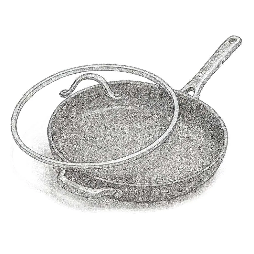 GreenPan Reserve Ceramic Nonstick 12" Frypan with Lid and Helper Handle