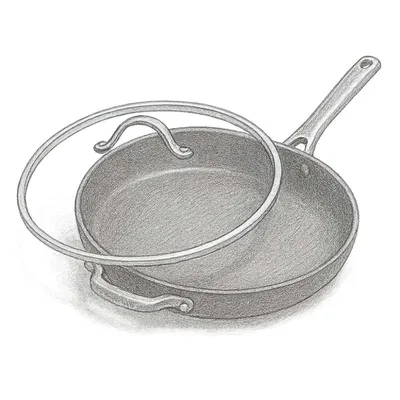 GreenPan Reserve Ceramic Nonstick 12" Frypan with Lid and Helper Handle