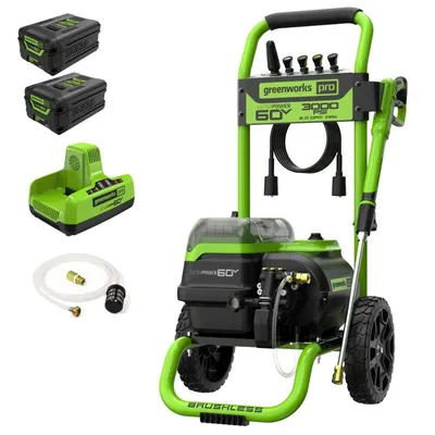 Greenworks 60V Electric Pressure Washer (3000-PSI, 2.0 GPM)