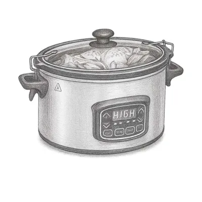 Hamilton Beach Set & Forget® 6 Quart Defrost Slow Cooker