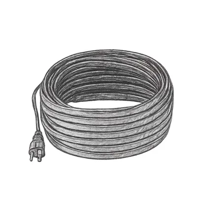 H&G Lifestyles Self-Regulating Roof Heat Cable (12')