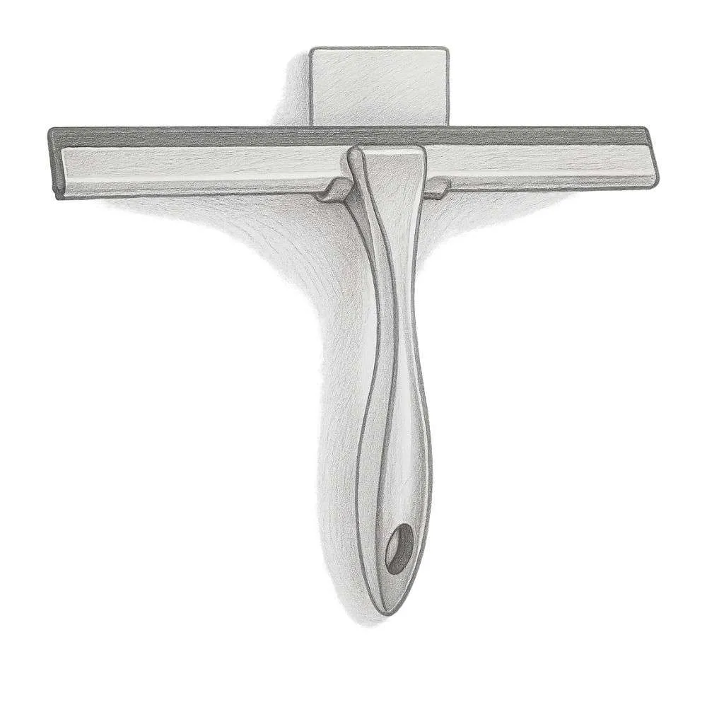HIWARE All-Purpose Shower Squeegee (10")