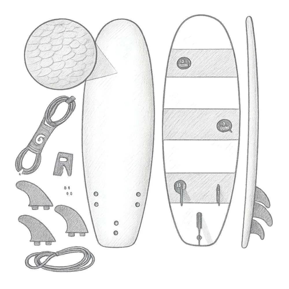Ho Stevie! Soft Top Surfboard