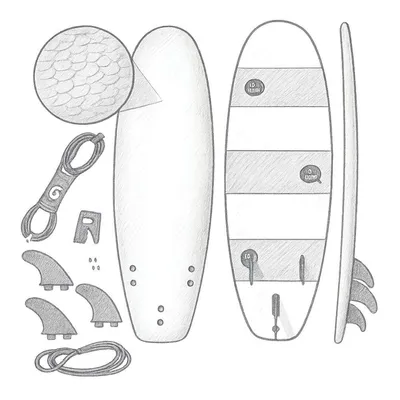 Ho Stevie! Soft Top Surfboard